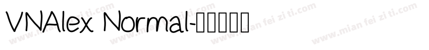 VNAlex Normal字体转换